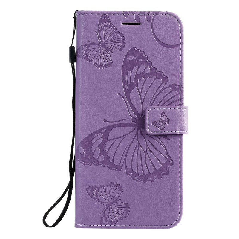 Housse Samsung Galaxy A71 Papillons Géants à Lanière Housse Samsung Galaxy A71 Papillons Géants à Lanière
