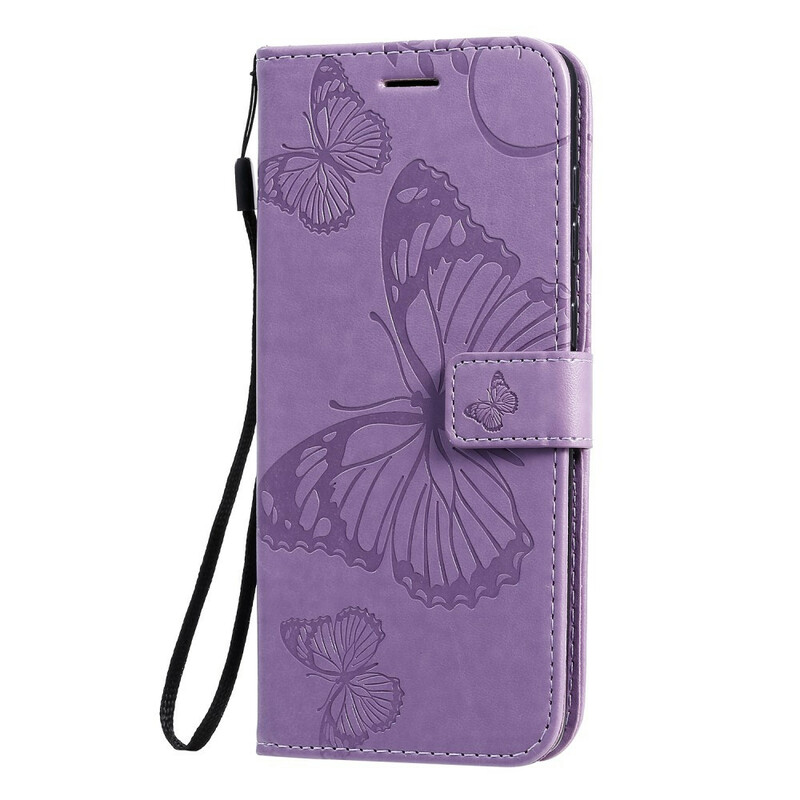 Housse Samsung Galaxy A71 Papillons Géants à Lanière Housse Samsung Galaxy A71 Papillons Géants à Lanière