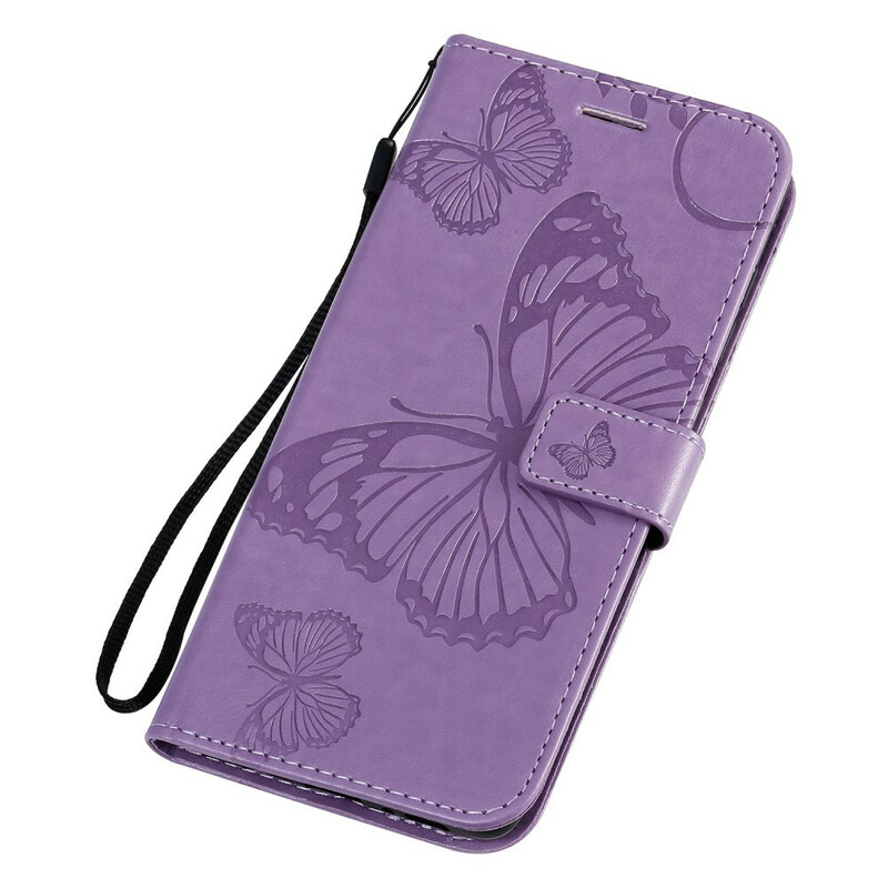 Housse Samsung Galaxy A71 Papillons Géants à Lanière Housse Samsung Galaxy A71 Papillons Géants à Lanière