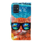 Housse Samsung Galaxy A71 Cat Live It à Lanière