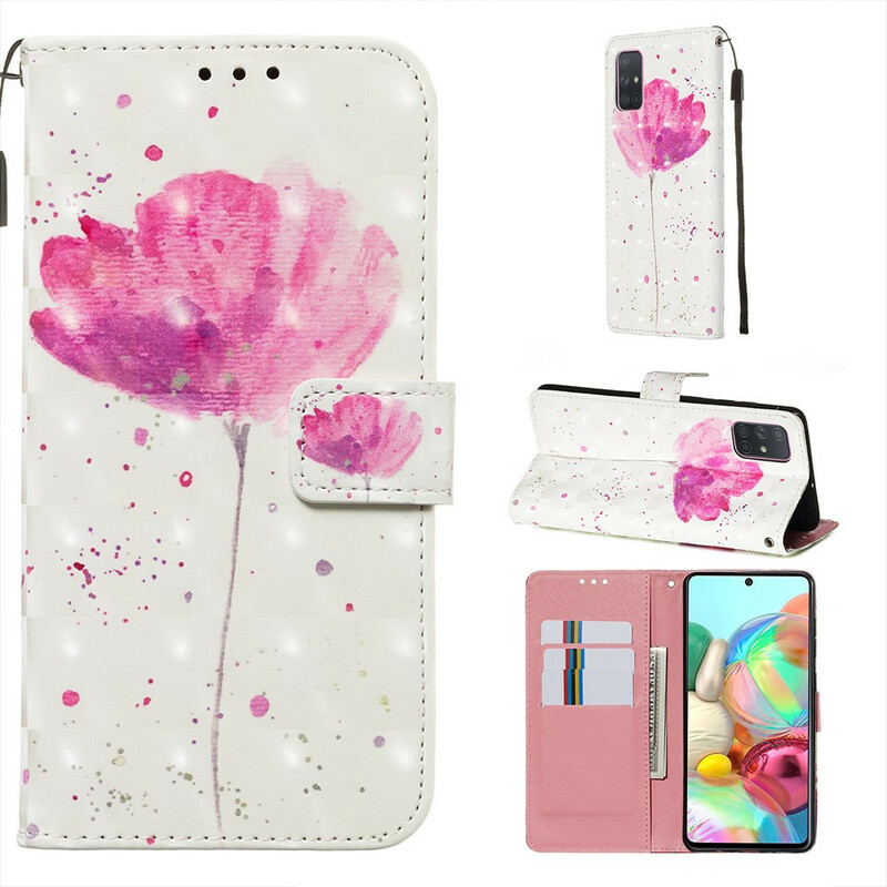 Housse Samsung Galaxy A71 Coquelicot Aquarelle Housse Samsung Galaxy A71 Coquelicot Aquarelle