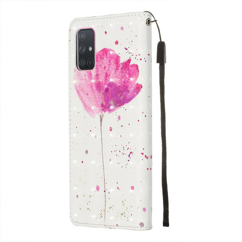 Housse Samsung Galaxy A71 Coquelicot Aquarelle