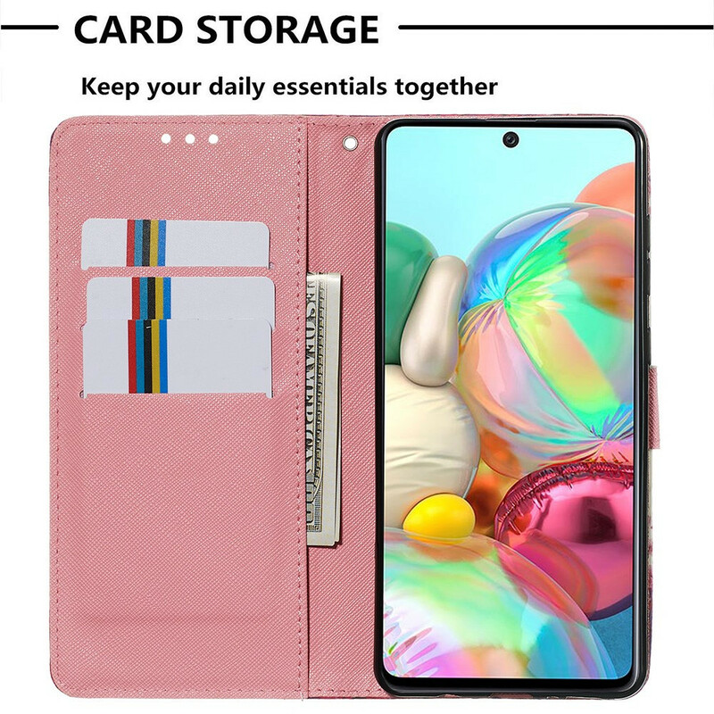 Housse Samsung Galaxy A71 Coquelicot Aquarelle Housse Samsung Galaxy A71 Coquelicot Aquarelle