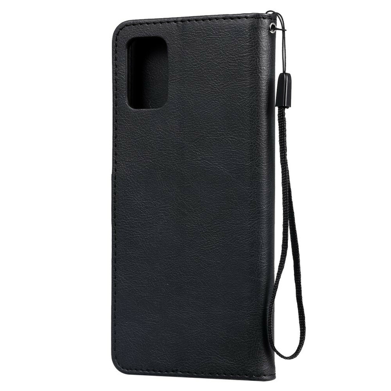 Housse Samsung Galaxy A71 Solid Color Serie à Lanière Housse Samsung Galaxy A71 Solid Color Serie à Lanière