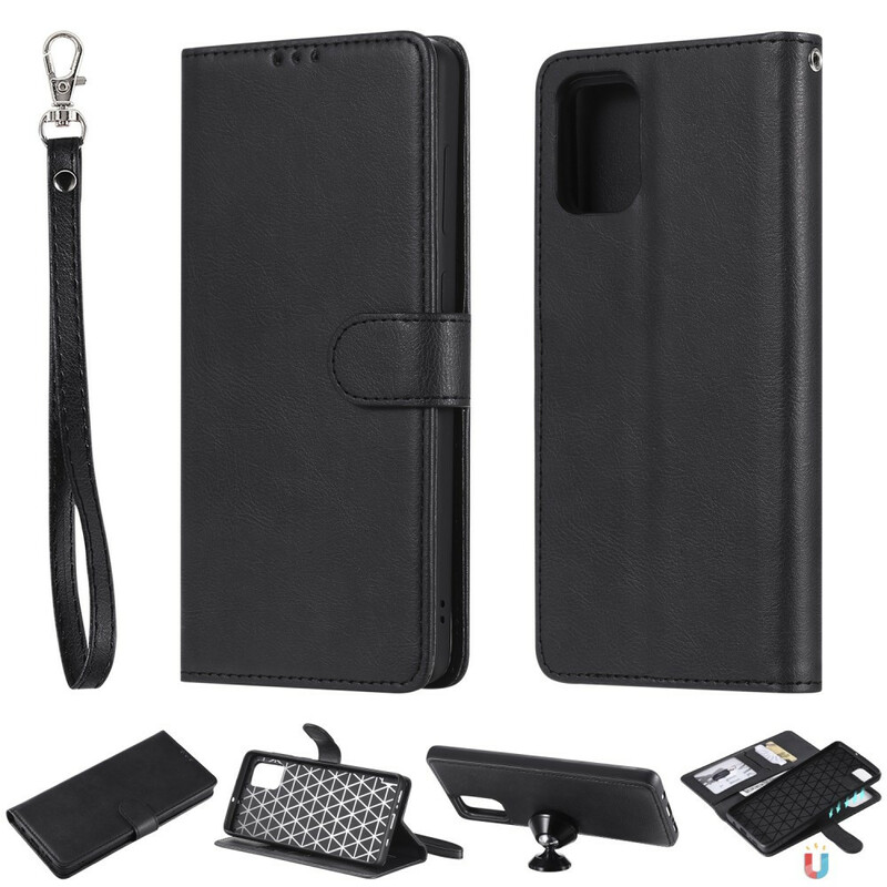 Housse Samsung Galaxy A71 Coque Détachable et Lanière Housse Samsung Galaxy A71 Coque Détachable et Lanière