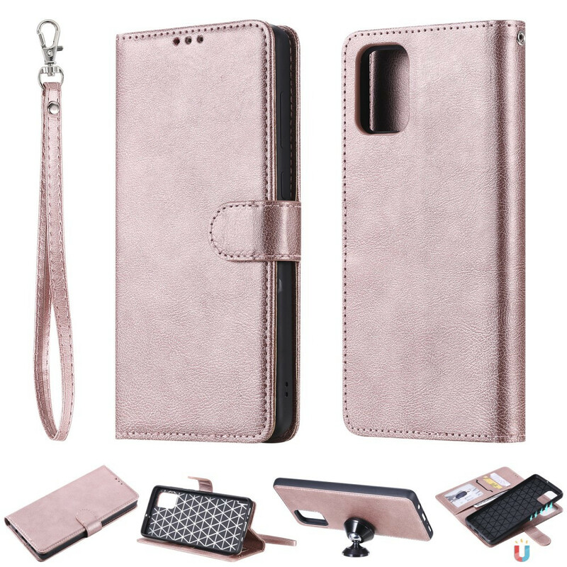 Housse Samsung Galaxy A71 Coque Détachable et Lanière