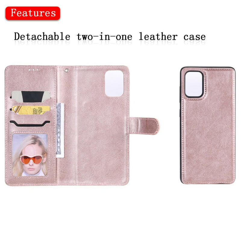 Housse Samsung Galaxy A71 Coque Détachable et Lanière
