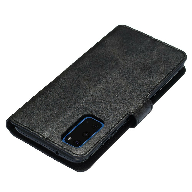 Housse Samsung Galaxy S20 Effet Cuir Mat