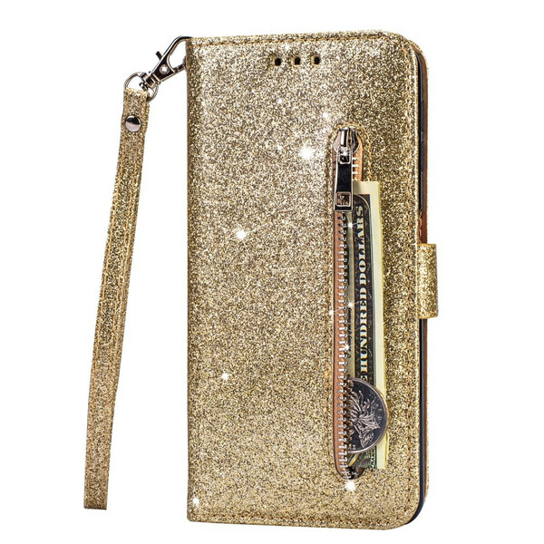 Housse Samsung Galaxy S20 Porte-Monnaie Paillettes