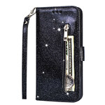 Housse Samsung Galaxy S20 Plus Porte-Monnaie Paillettes