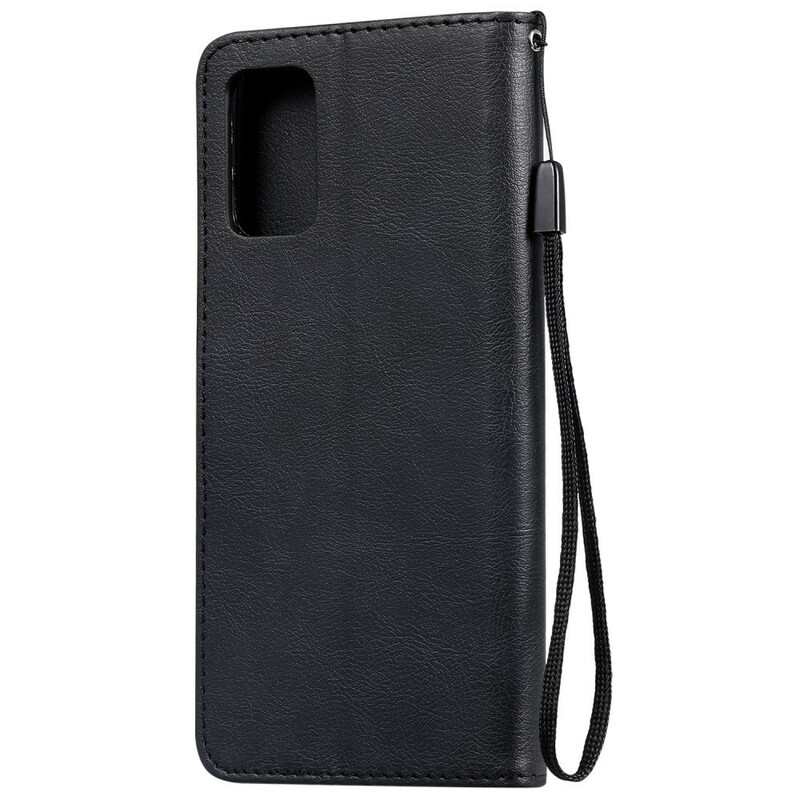 Housse Samsung Galaxy S20 Plus Effet Cuir à Lanière Housse Samsung Galaxy S20 Plus Effet Cuir à Lanière