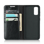 Flip Cover Samsung Galaxy S20 Cuir Véritable Flip Cover Samsung Galaxy S20 Cuir Véritable