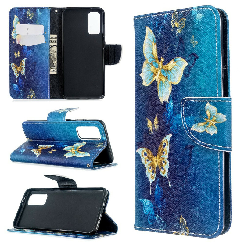 Housse Samsung Galaxy S20 Papillons Rois