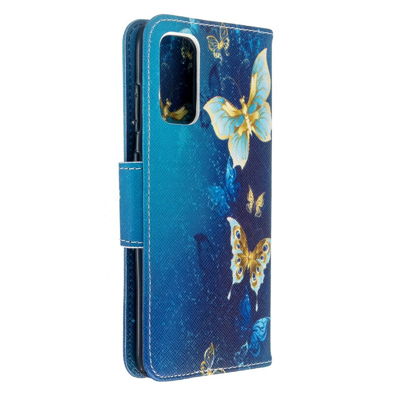 Housse Samsung Galaxy S20 Papillons Rois Housse Samsung Galaxy S20 Papillons Rois