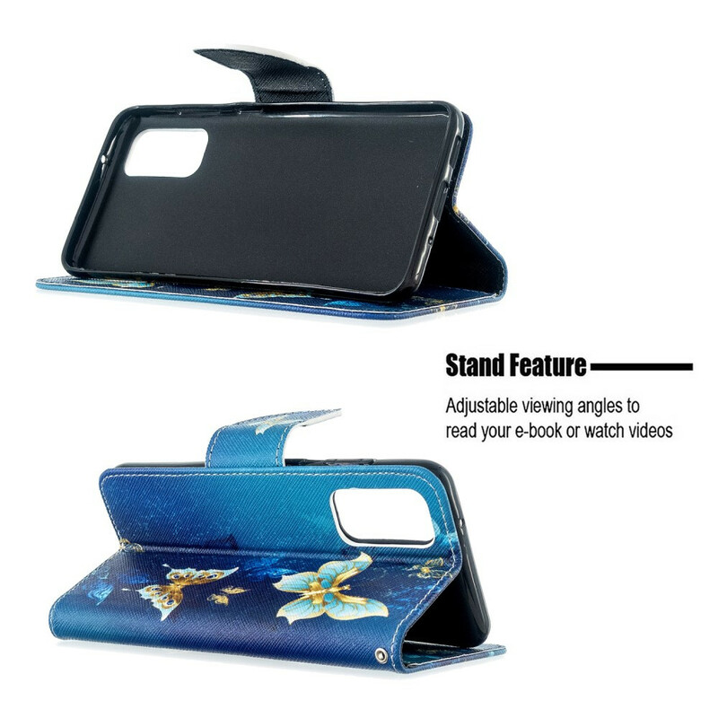 Housse Samsung Galaxy S20 Papillons Rois Housse Samsung Galaxy S20 Papillons Rois