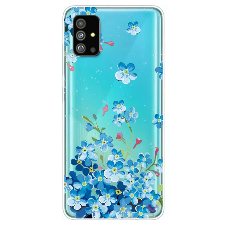 Coque Samsung Galaxy S20 Fleurs Bleues