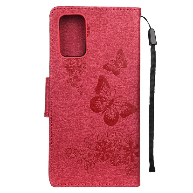 Housse Samsung Galaxy S20 Que des Papillons avec Lanière Housse Samsung Galaxy S20 Que des Papillons avec Lanière