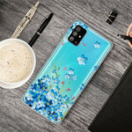 Coque Samsung Galaxy S20 Plus Fleurs Bleues 