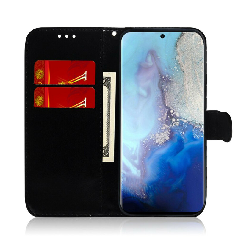 Housse Samsung Galaxy S20 Simili Cuir Couverture MIroir Housse Samsung Galaxy S20 Simili Cuir Couverture MIroir
