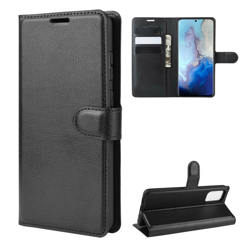Housse Samsung Galaxy S20 Simili Cuir Litchi Élégance Housse Samsung Galaxy S20 Simili Cuir Litchi Élégance