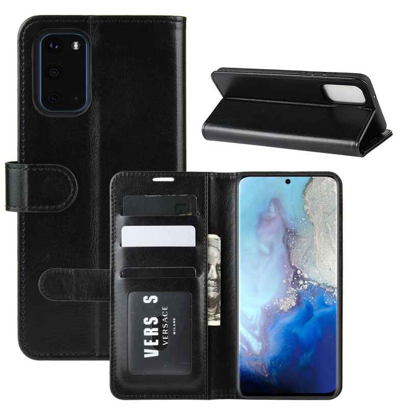 Housse Samsung Galaxy S20 Effet Cuir Fin Housse Samsung Galaxy S20 Effet Cuir Fin
