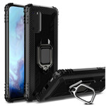 Coque Samsung Galaxy S20 Plus Ring et Fibre Carbone Coque Samsung Galaxy S20 Plus Ring et Fibre Carbone
