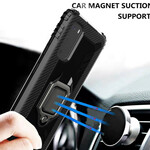 Coque Samsung Galaxy S20 Plus Ring et Fibre Carbone Coque Samsung Galaxy S20 Plus Ring et Fibre Carbone