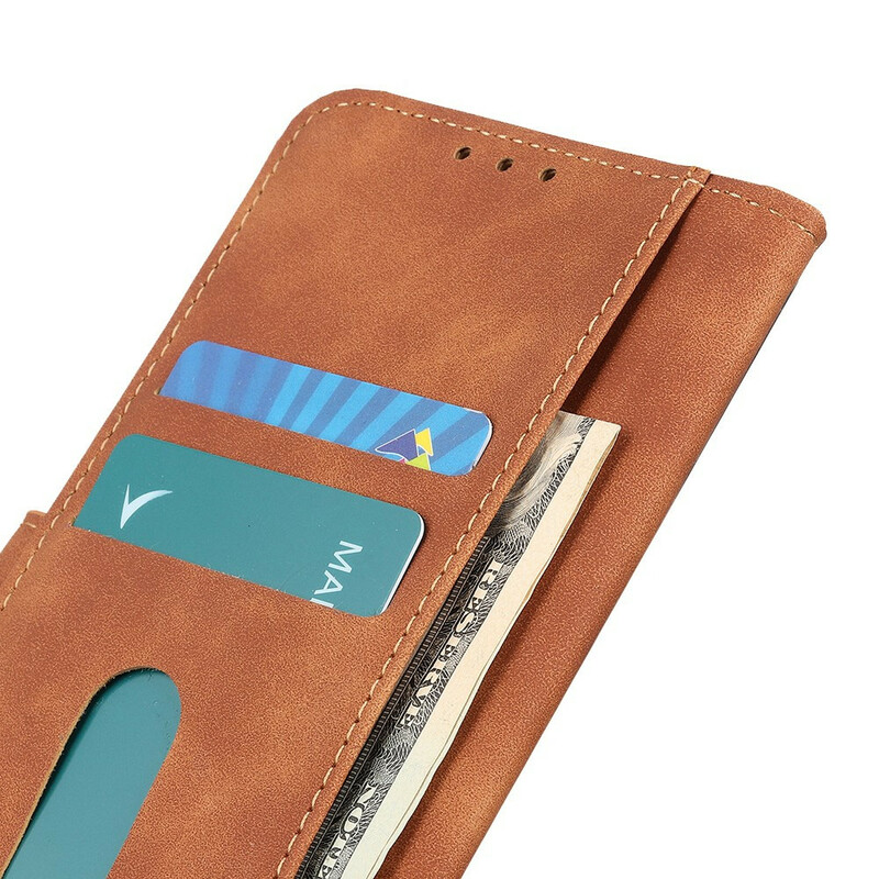 Housse Samsung Galaxy S20 Ultra Effet Cuir Vintage KHAZNEH Housse Samsung Galaxy S20 Ultra Effet Cuir Vintage KHAZNEH
