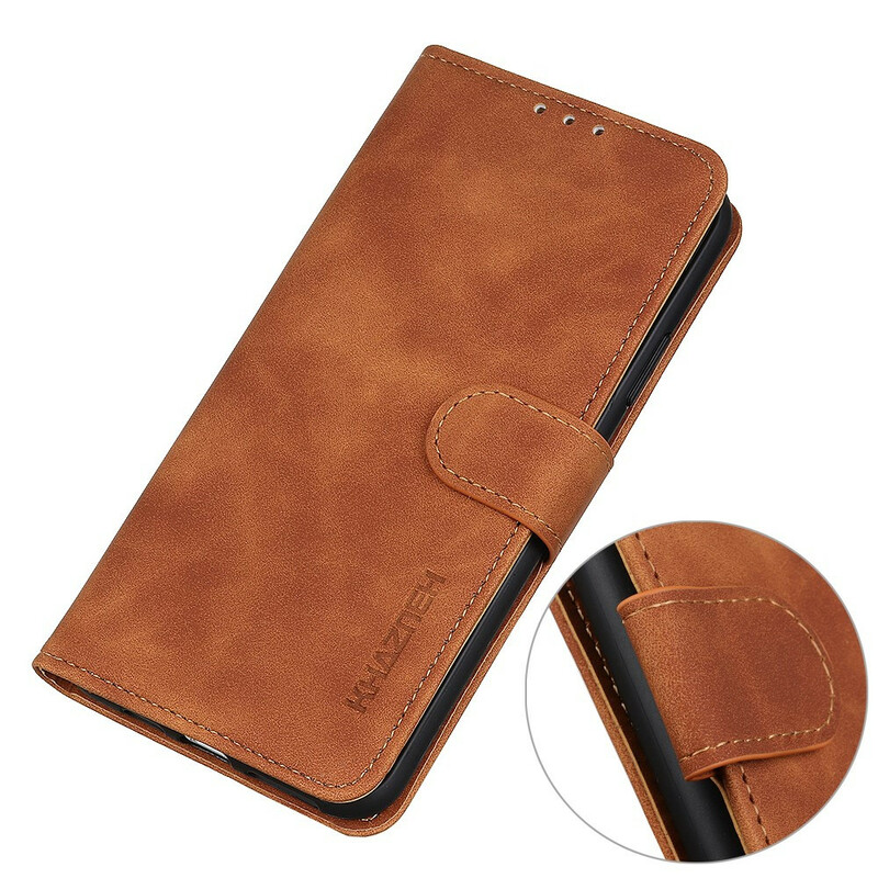 Housse Samsung Galaxy S20 Ultra Effet Cuir Vintage KHAZNEH Housse Samsung Galaxy S20 Ultra Effet Cuir Vintage KHAZNEH