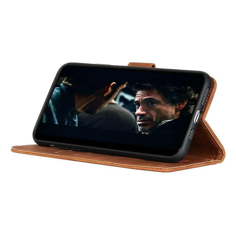 Housse Samsung Galaxy S20 Ultra Effet Cuir Vintage KHAZNEH Housse Samsung Galaxy S20 Ultra Effet Cuir Vintage KHAZNEH