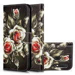 Housse Samsung Galaxy A10e Roses Dorées Housse Samsung Galaxy A10e Roses Dorées