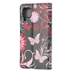 Housse Huawei P40 Lite Papillons et Fleurs Housse Huawei P40 Lite Papillons et Fleurs