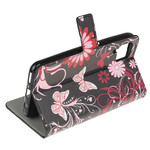 Housse Huawei P40 Lite Papillons et Fleurs Housse Huawei P40 Lite Papillons et Fleurs