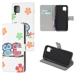 Housse Huawei P40 Lite Couple de Hiboux Housse Huawei P40 Lite Couple de Hiboux