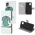 Housse Huawei P40 Lite Hibou Endormi Housse Huawei P40 Lite Hibou Endormi
