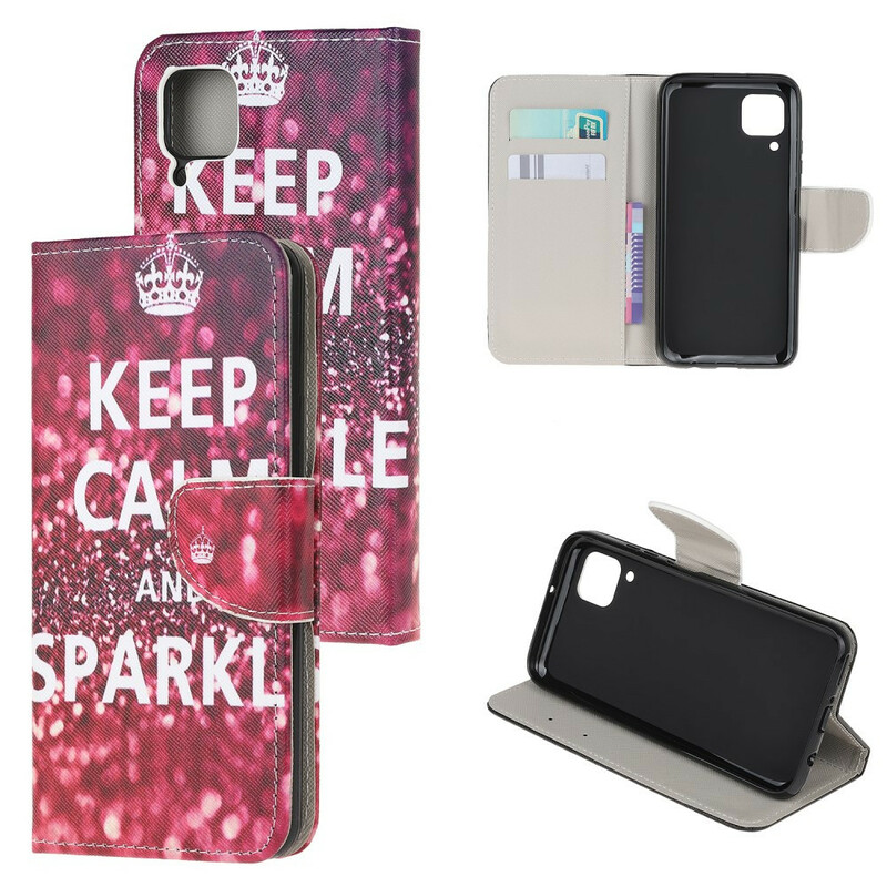 Housse Huawei P40 Lite Keep Calm and Sparkle