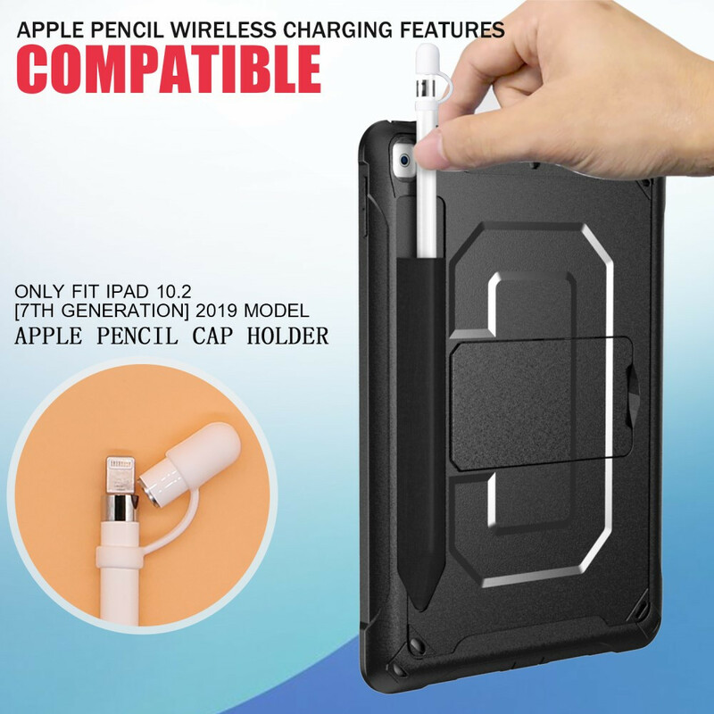 Coque iPad 10.2" (2019) Ultra Résistante Porte-Crayon