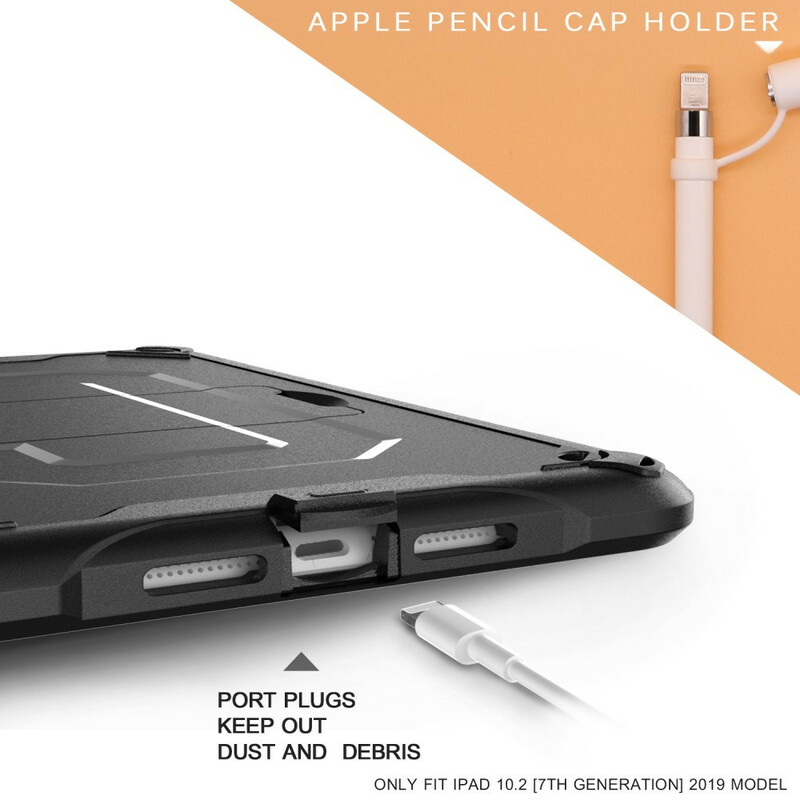 Coque iPad 10.2" (2019) Ultra Résistante Porte-Crayon Coque iPad 10.2" (2019) Ultra Résistante Porte-Crayon