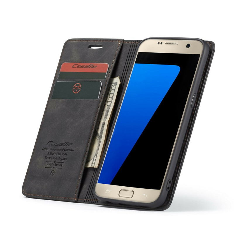 Flip Cover Samsung Galaxy S7 CASEME Simili Cuir