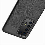 Coque Huawei P40 Pro Effet Cuir Litchi Double Line