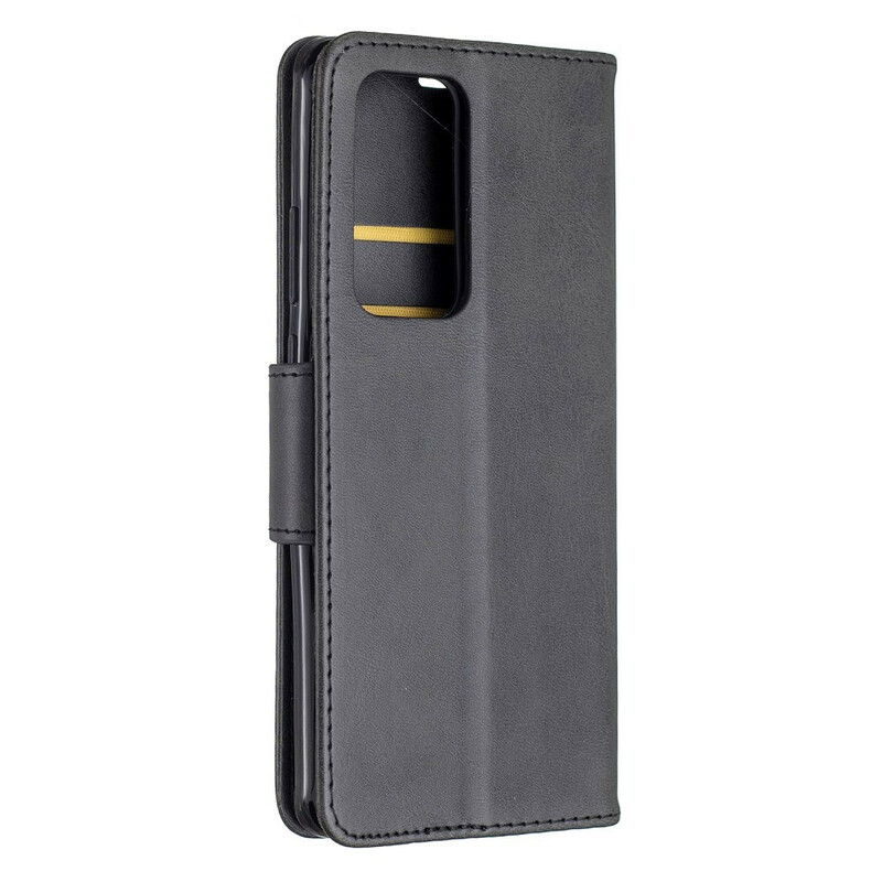 Housse Huawei P40 Pro Lisse Rabat Oblique Housse Huawei P40 Pro Lisse Rabat Oblique