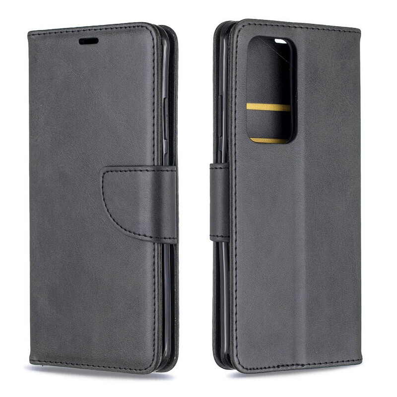 Housse Huawei P40 Pro Lisse Rabat Oblique Housse Huawei P40 Pro Lisse Rabat Oblique