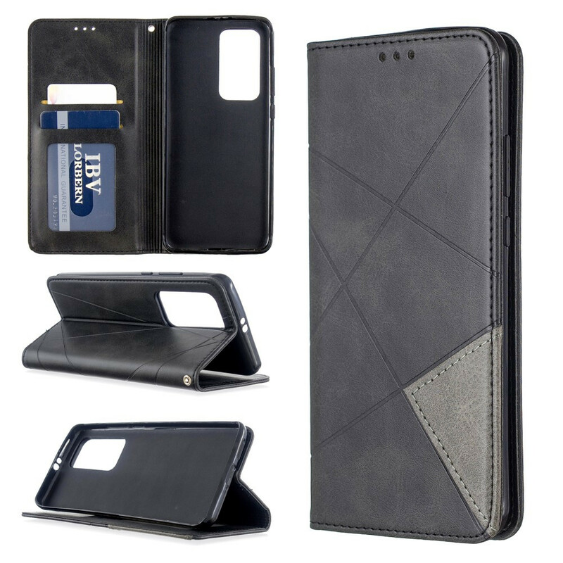 Flip Cover Huawei P40 Pro Style Artiste Flip Cover Huawei P40 Pro Style Artiste