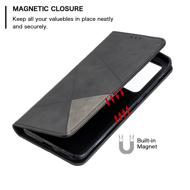 Flip Cover Huawei P40 Pro Style Artiste Flip Cover Huawei P40 Pro Style Artiste