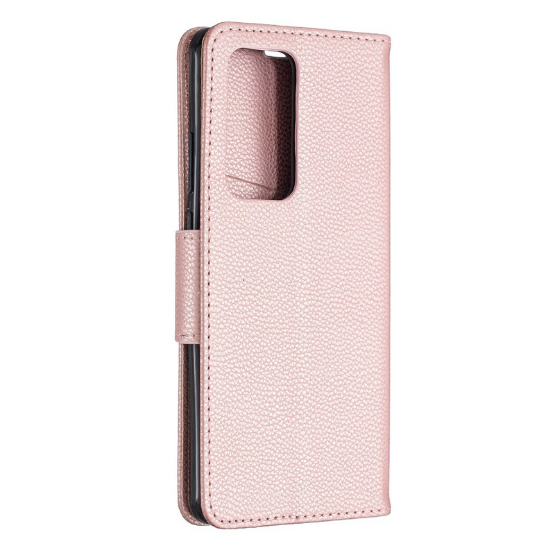 Housse Huawei P40 Pro Litchi Rabat Oblique Housse Huawei P40 Pro Litchi Rabat Oblique