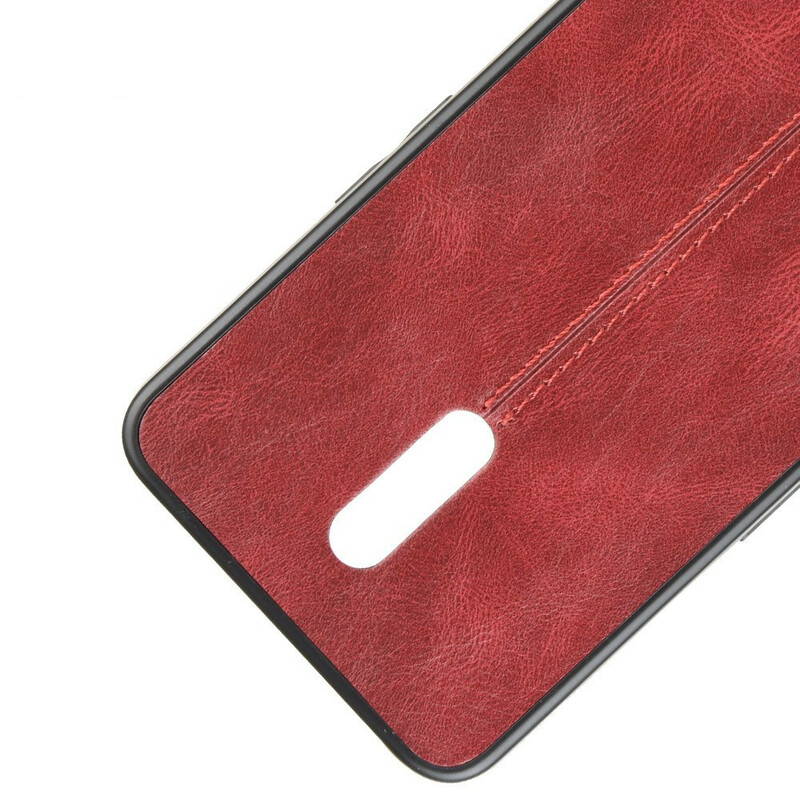 Coque Oppo Reno Style Cuir Coutures Coque Oppo Reno Style Cuir Coutures