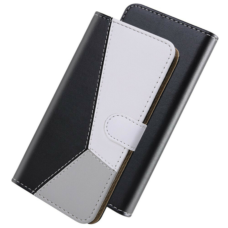 Housse Samsung Galaxy A40 Effet Cuir Tricolore Housse Samsung Galaxy A40 Effet Cuir Tricolore