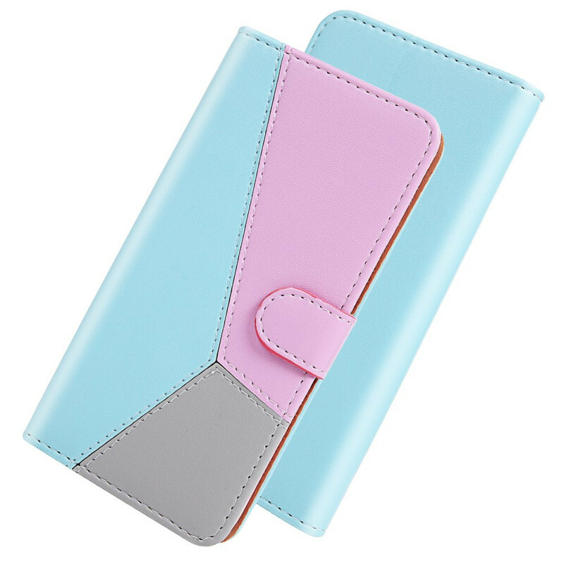 Housse Samsung Galaxy A40 Effet Cuir Tricolore Housse Samsung Galaxy A40 Effet Cuir Tricolore