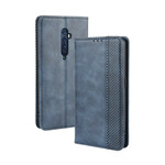Flip Cover Oppo Reno 2 Effet Cuir Vintage Stylisé Flip Cover Oppo Reno 2 Effet Cuir Vintage Stylisé