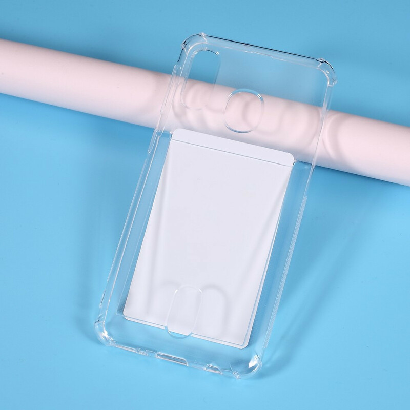 Coque Samsung Galaxy A40 Transparente Porte-Carte Coque Samsung Galaxy A40 Transparente Porte-Carte